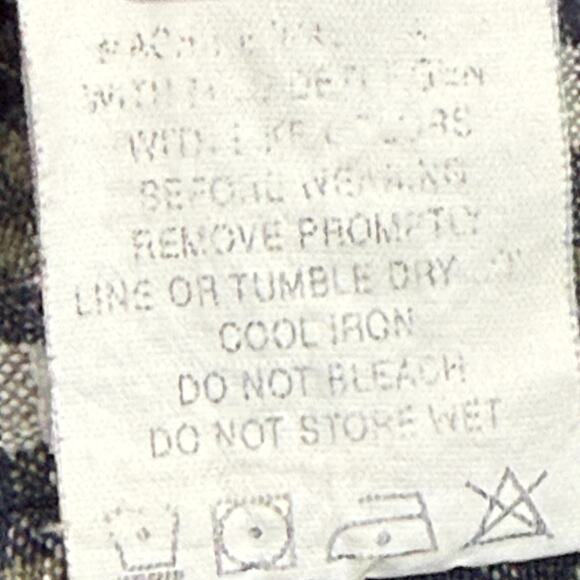 Columbia Shirt Mens XXL Green Blue White Plaid Button Up Long Sleeve Outdoors - Picture 8 of 9